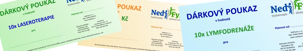 Nabízíme dárkové poukazy